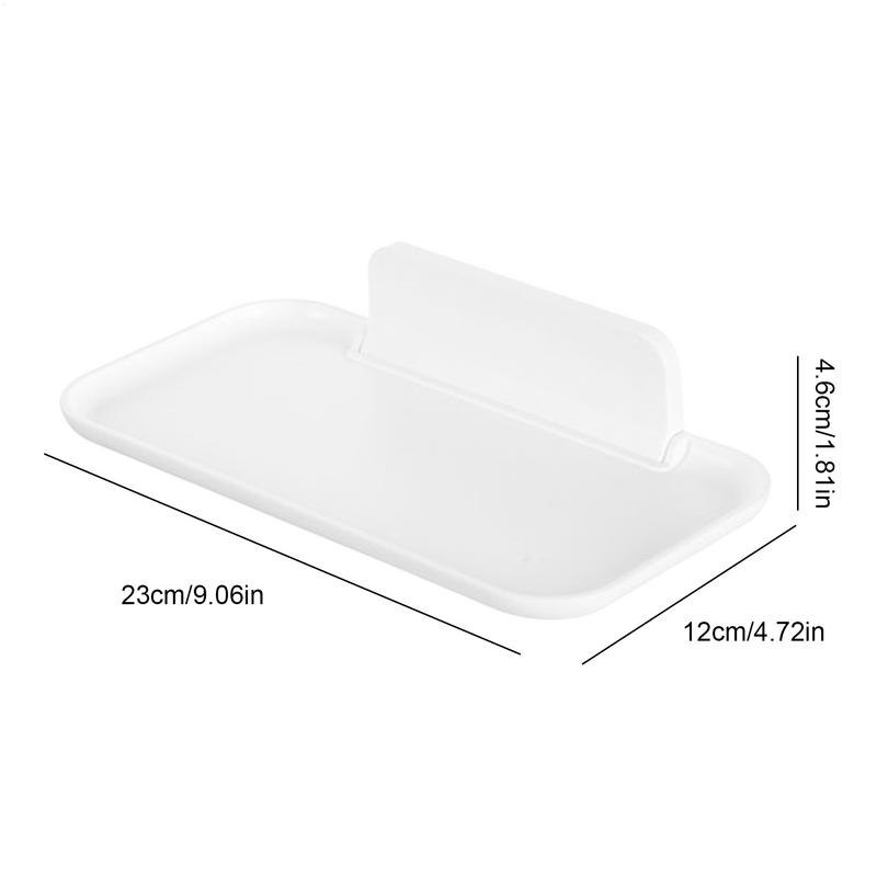 Adhesive Wall Shelf Foldable Hangable Rack for Shower Multifunctional Foldable Wall Mounted Storage Rack for Kitchen Bedroom