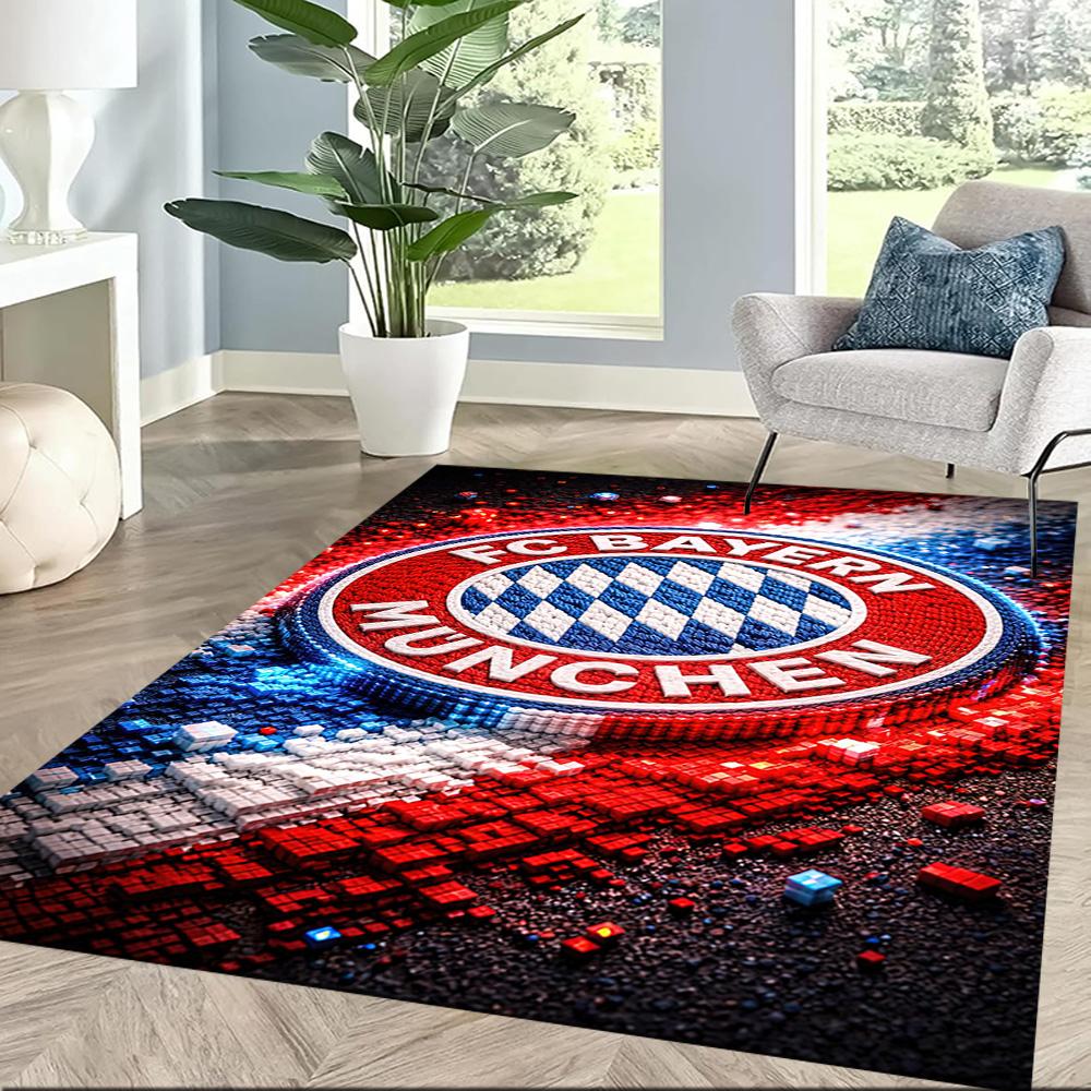 FC Bayern München Fans Quadratische Teppiche sind eine großartige Wahl für Wohnzimmer, Schlafzimmer, Heimdekoration und als Geschenke.