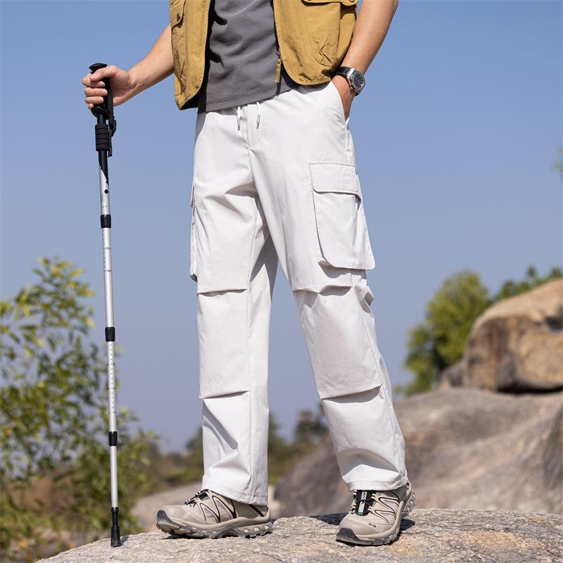 Men's Outdoor Tooling Casual Pants Men's and Women's Pants Spring and Summer New Loose Straight Mountaineering Trousers