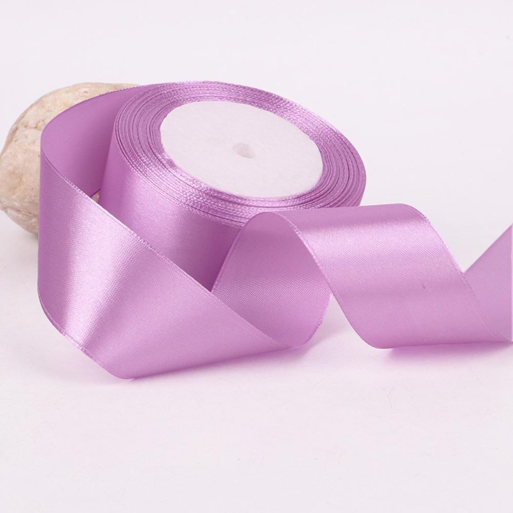 1Roll 1.5 Inch X 25 Yards Solid Satin Ribbons DIY Gift Wrapping Bridal Bouquets Bouquet Ribbons Handmade Bows Cake Packaging