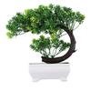 Bonsai Simulation Artificial Plants Flowers In Pots Home Office Fake Tree Decor