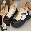 Autumn Winter Plush Women High Top Sneakers Fashion Comfortable Platform Cotton Shoes Outdoor Non-slip Women's Shoes Botas Mujer