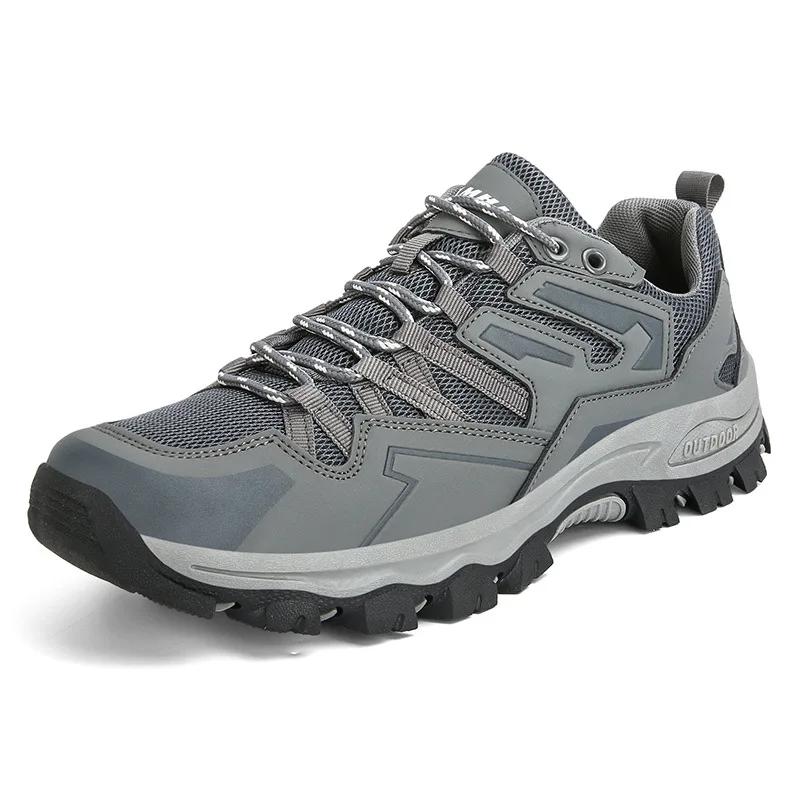 Fashion Men Outdoor Mountaineering Boots Women Sports Running Shoes Men's and Women's Training Shoes with Mesh Breathable Boots Men