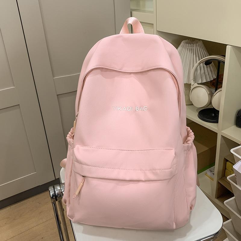 New Elementary School Student Schoolbag for Girls Junior High School Students with High Looks Letter Backpack