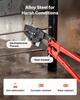 24 Inch Hand Swager Crimper 5 Cavity 1/16 to 3/16inch Swaging Tool for Copper Aluminum Oval Sleeves and Stop Sleeves Wire Rope Crimping Tool Propress