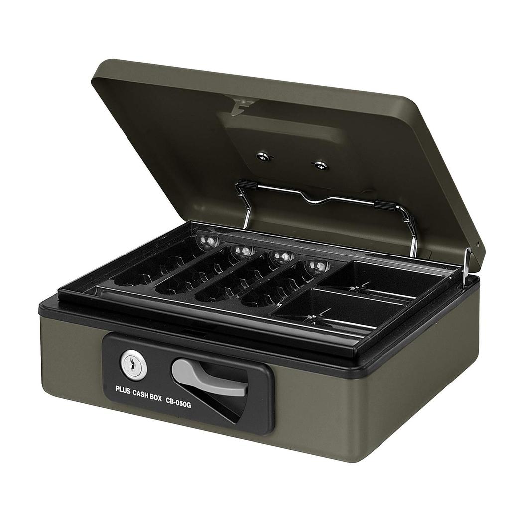 Plus Safe, Portable Safe, Small, W230 x D194 x 80mm, Dark Gray, 12-863