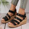Fashion New Platform Women Sandals Summer Peep Toe Roman Wedge Sandals Women Large Size36 43 Casual Shoes for Women Sandalias De Mujer