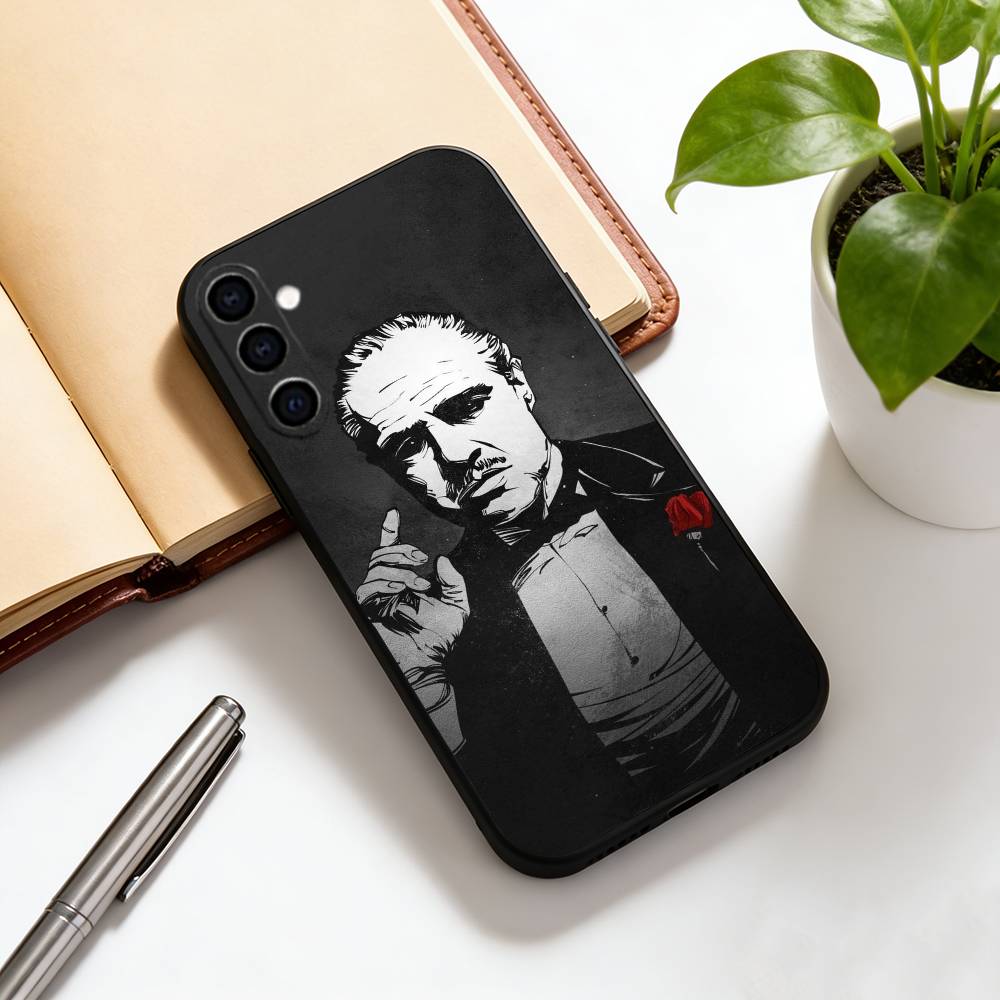 

Don Vito Corleone Phone Case For Samsung Galaxy A73,A72,A71,A70,A53,A52,A51,Soft Silicone Black Cover Samsung a22 5g