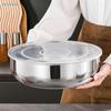 Stainless Steel Mixing Bowl: Large Capacity Food Prep Bowl for Dough, Baking & Kitchen Use