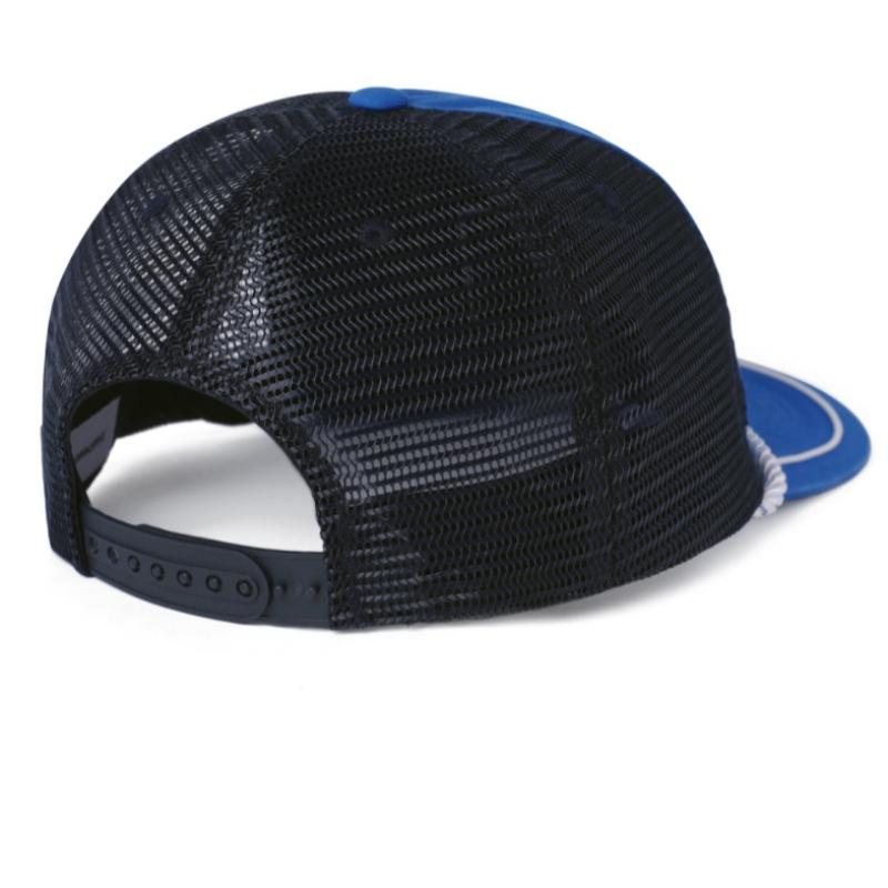 ThIs Is Never That Wappen Mesh Trucker Cap Blue