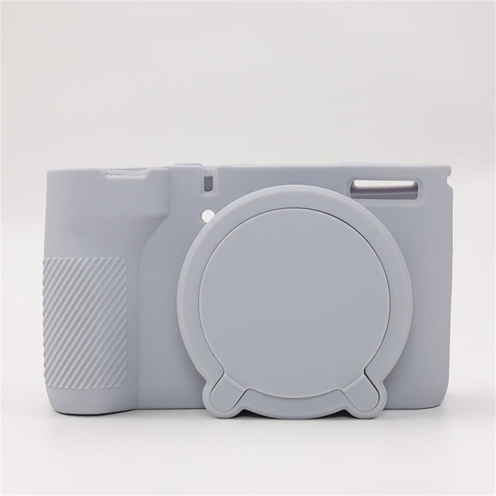 Custodia Morbida in Gomma Silicone per Canon PowerShot V1 Cover Corpo Armatura Pelle Con Protezione Obiettivo