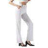 Women's Wide Leg Pants High Waist Stretch Work Pants Business Casual Pants Pockets