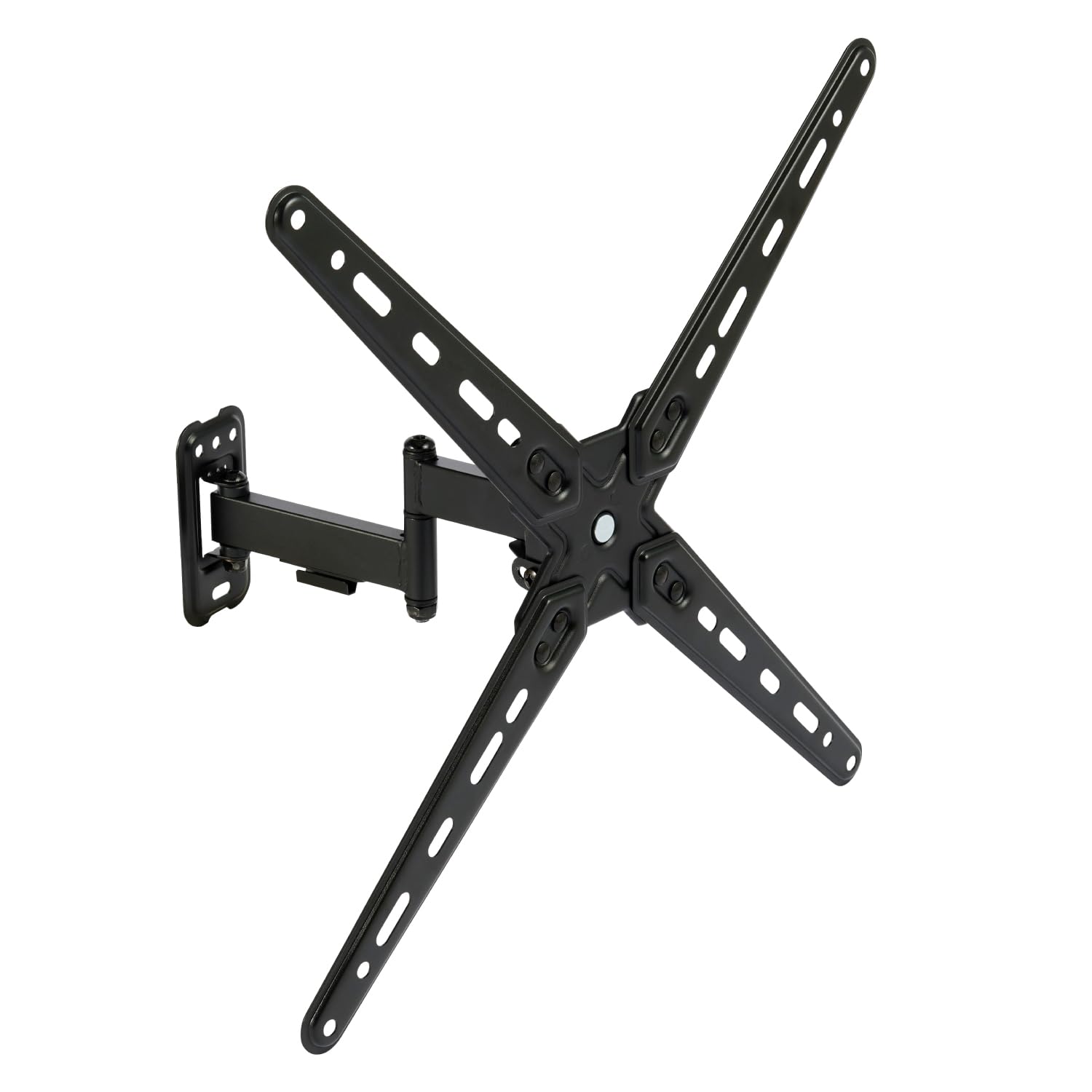 

ELECOM TV Full Compatible with Load Cable Holder Black Wall-Mounted Bracket, Motion, 13-55 Inches, [Up/Down, Left/Right, Rotation] Capacity 10kg,