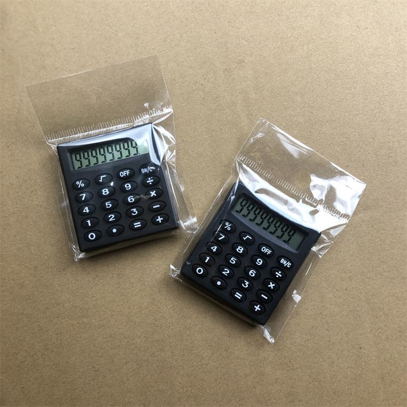 

1Pcs Boutique Stationery Small Square Calculator Personalized Mini Candy Color School and Office Electronics Creative Calculator чёрный