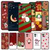 Phone Case For Xiaomi Mi 15 14 14T 13T 12T Pro 12 13 11 Lite 5G 11T X6 X5 Pro Soft TPU Cover Cartoon New Year Christmas Santa