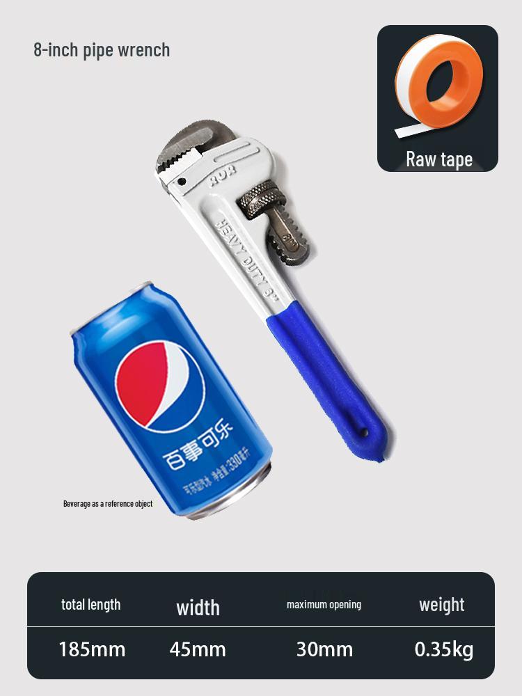

Rui er Large Universal Multi-Function Pipe Pliers | Household Water Pipe Wrench & Throat Clamp