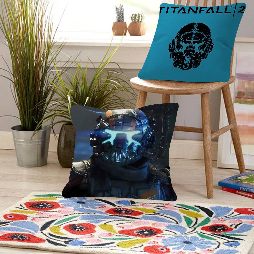 Games Cool Ttitanfall Pillow Dust Cover Bedroom Kids Party Decoration Pillowcase Birthday Children Gift