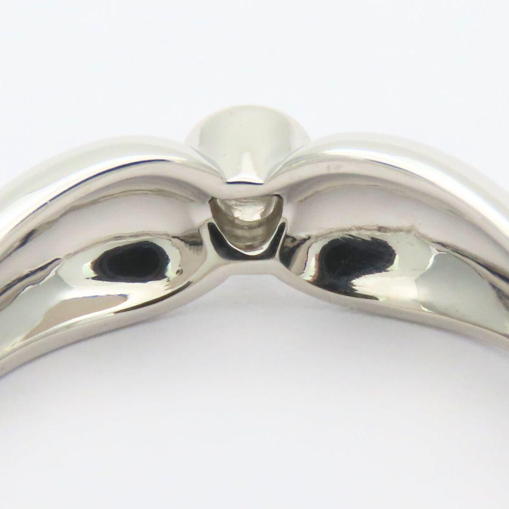 Used TIFFANY&Co. Ring Double teardrop EU#51.5 Pt950Platinum/diamond 4.9g Platinum 1PD