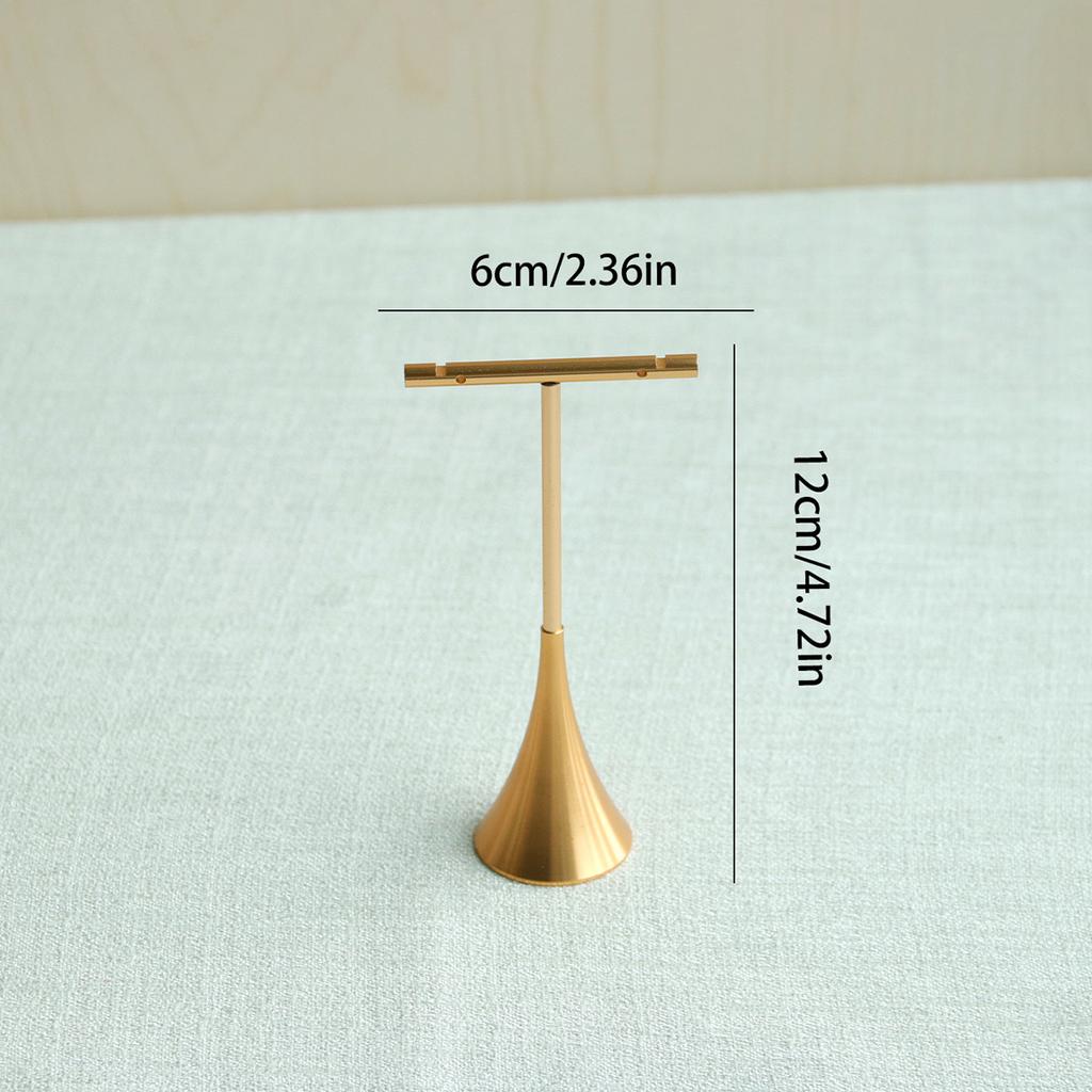 Metal Ear Jewelry T Bar Rack Ear Studs Hanging Tower Storage Shelf Cabinet Window Earring Holder Stand Display Organizer Bracket