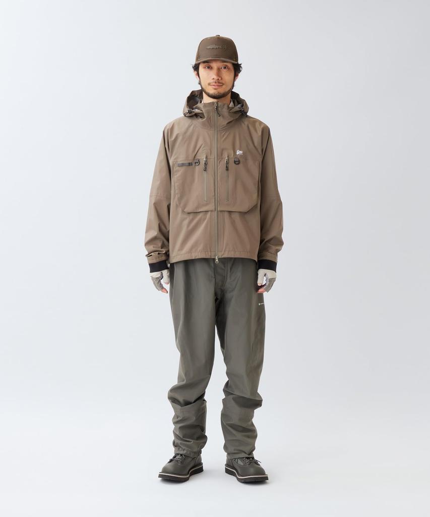 Snow Peak Clinton Rain Jacket Rain Jacket Raincoat GREIGE L EP-JK-26SU001 Men's Women's