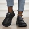 TUINANLE Modische flache Schnür-Freizeitschuhe für Damen, Trendige Freizeit-Sneaker