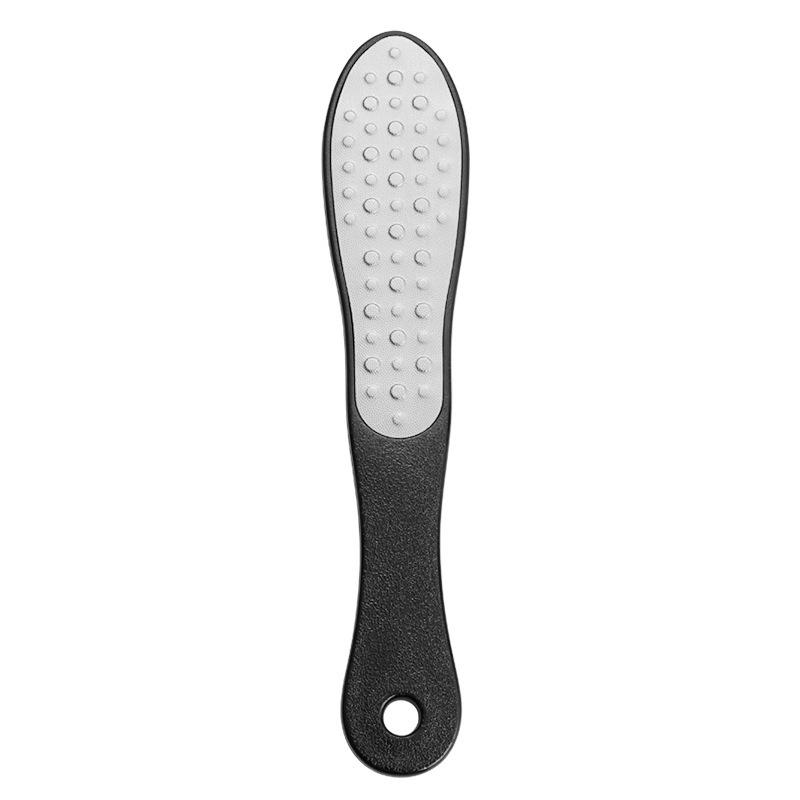 Stainless Steel Double-Sided Foot Scraper and Exfoliating File.