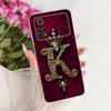 Modische Silikonhülle mit Initialen und Krone für Xiaomi Poco M4 Pro 4G und Xiaomi Poco M4 Pro 5G (Bumper)