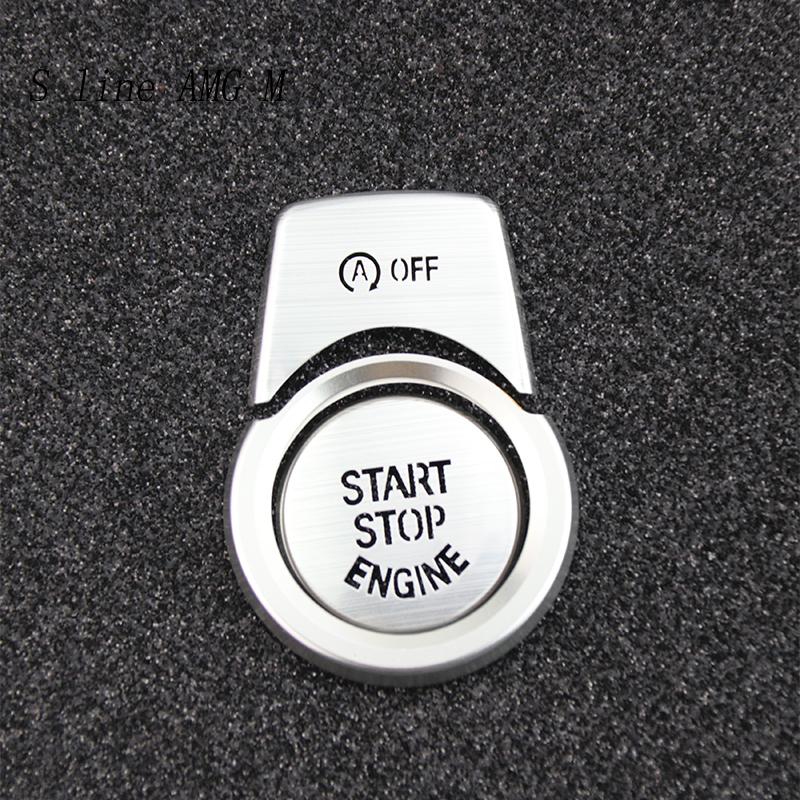 Car Styling Engine START Button Replace Cover STOP Switch Accessories Key Decor For BMW 1 2 3 4 Series Gt F20 F21 F30 F34 X1 F48