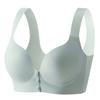 Seamless Underwear Women's Front-buttoned Bra No Underwire Gathering Bra Thin Vest Bra Push Up Bra