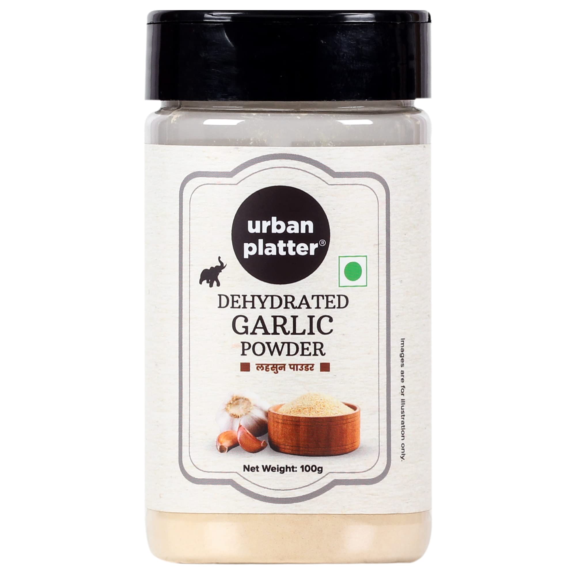

urban platter Dehydrated Garlic Powder, 100 Gram (Ready To Use, Instant Garlic Flavour, Additive Free, All Natural And Free Flowing, Lehsun Powder)
