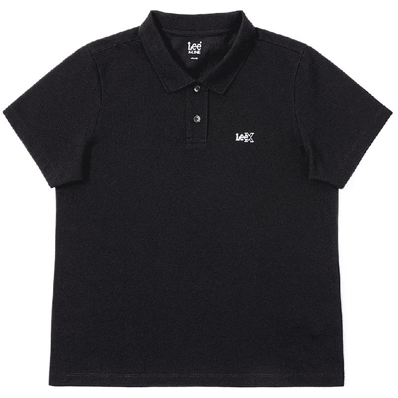 Lee Women's Standard Fit Embroidered Logo Polo Shirt
