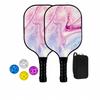 Lightweight Fiberglass Pickleball Paddles Full Set Training Equipment