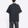 Balenciaga Metallica Short Sleeve T-Shirt Oversized Fit 'Black Orange' Unisex 694576TMV881055