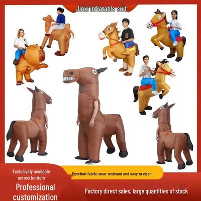 Cross-Border Christmas & Halloween Horse Inflatable Costume for Stage Performances