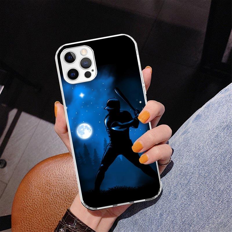 Baseball Sport Phone Case For iPhone 17 Air 16 Pro Max 16E 15 + 14 Plus 11 12 13 Mini 7 8 SE Gift Print Cover Fundas 17 Air 16 P