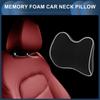 INFINAUTO Car Neck Lower Back Pain Relief Seat Cervical Car Car Seat Headrest Pillow for Neck and Back Breathable Memory Black and 1 Convenient for