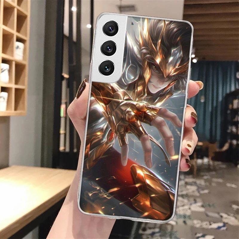 Saint Seiya Cool Soft Phone Case For Samsung Galaxy S24 S23 S22 S25 Ultra S21 Plus S20 FE S10 + S25 Edge Pattern Capa Galaxy S24