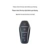 Luxury Suede Car Key Case with Buckle for BYD Tang - DMI Glory Edition, DMP
