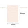 Unique Large Christmas Gift Bag Home Party Vintage Drawstring Canvas Gift Bag