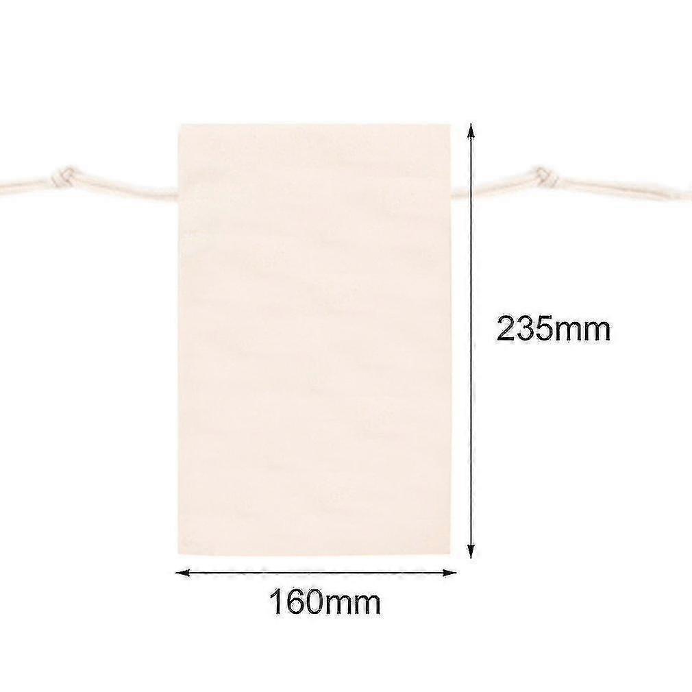 Unique Large Christmas Gift Bag Home Party Vintage Drawstring Canvas Gift Bag
