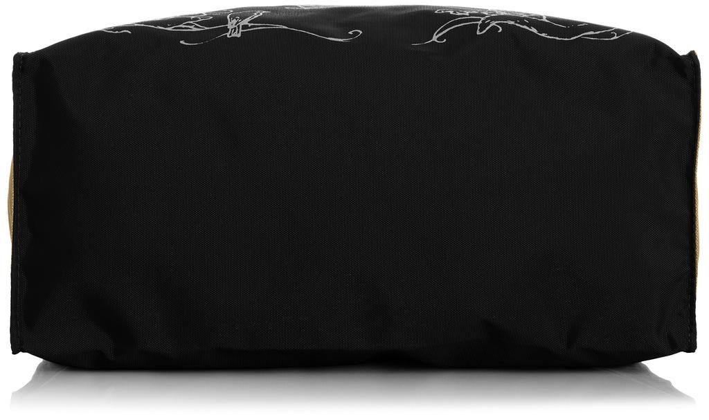 Tote Bag with Peter Pattern Square Shopping Tote Bag Black [Peter Rabbit] Print, (A4 Compatible), 1809-0647-02, 0647,