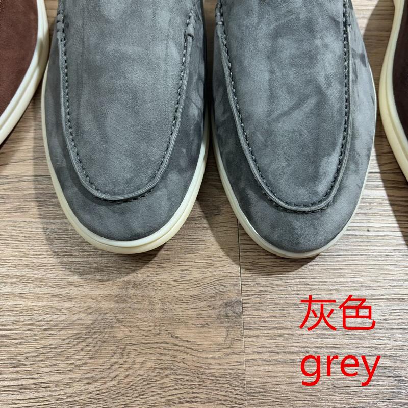 Colorful Loafers Casual All Real Leather Walking man's Shoes Sheepskin Suede