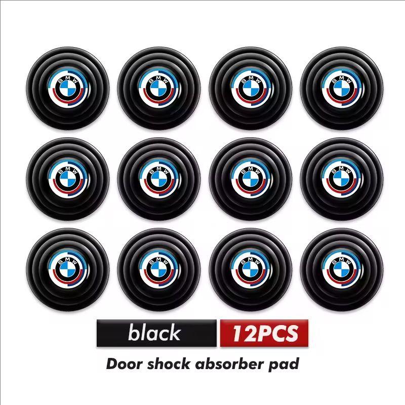 4/8/12pcs Car Silicone Anti-collision Door Shock Absorber Spacer Sticker For BMW M E34 E46 E39 E38 E90 E60 E36 F30 F30 F10 E92 DV1