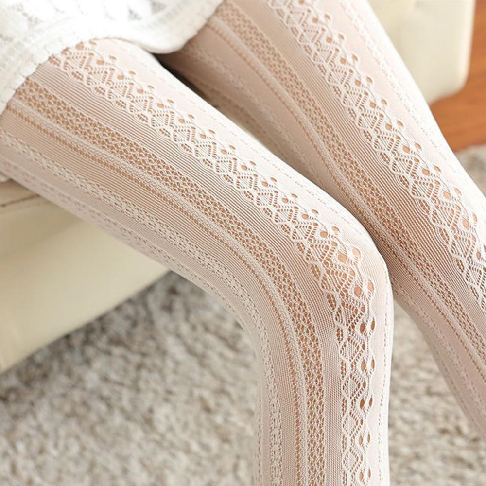 

Women Spring Tights Black White Lace Stockings Hollow Out Jk Girls Carved Mesh Socks Female Pantyhose Stockings Tattoo Tights