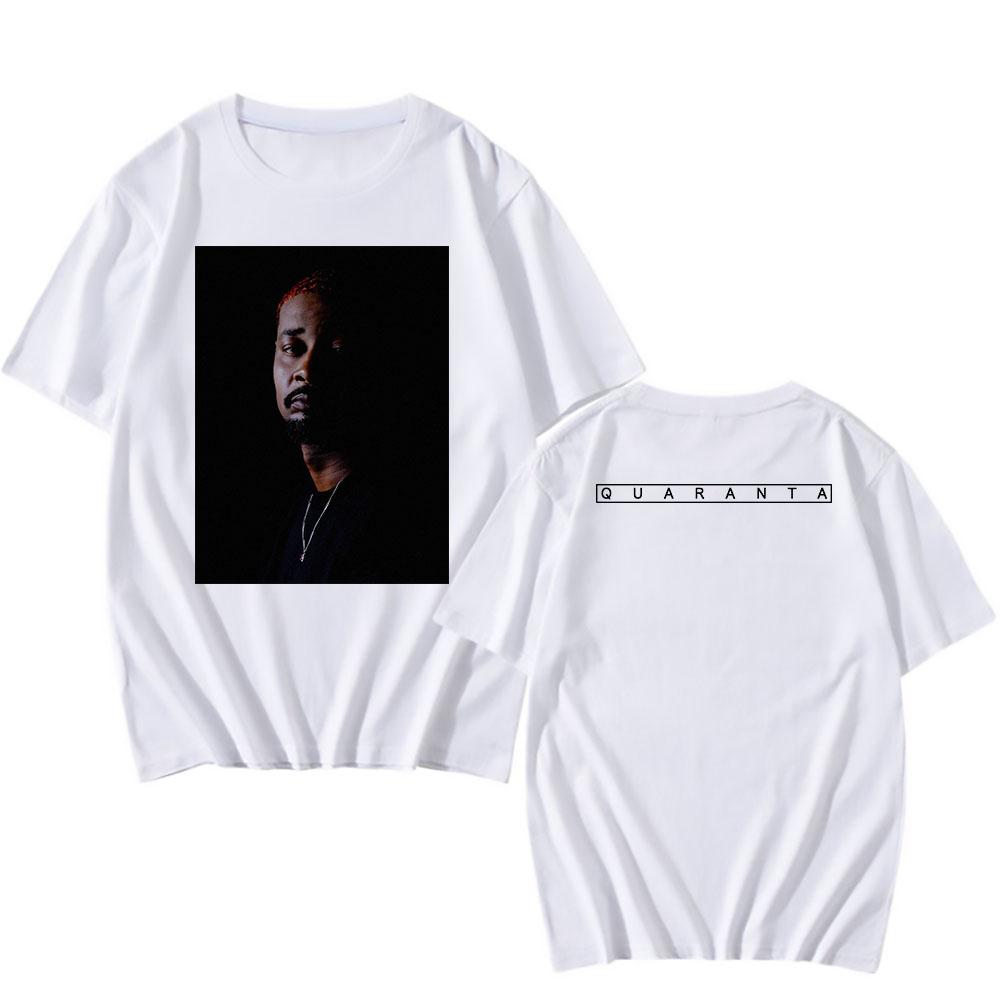 

Danny Brown Quaranta Tshirt Short Sleeve Loose Cotton Male T-shirt Unisex Streetwear O-neck Fashion Graphic Print T Shirt Mens 5XL різнокольоровий