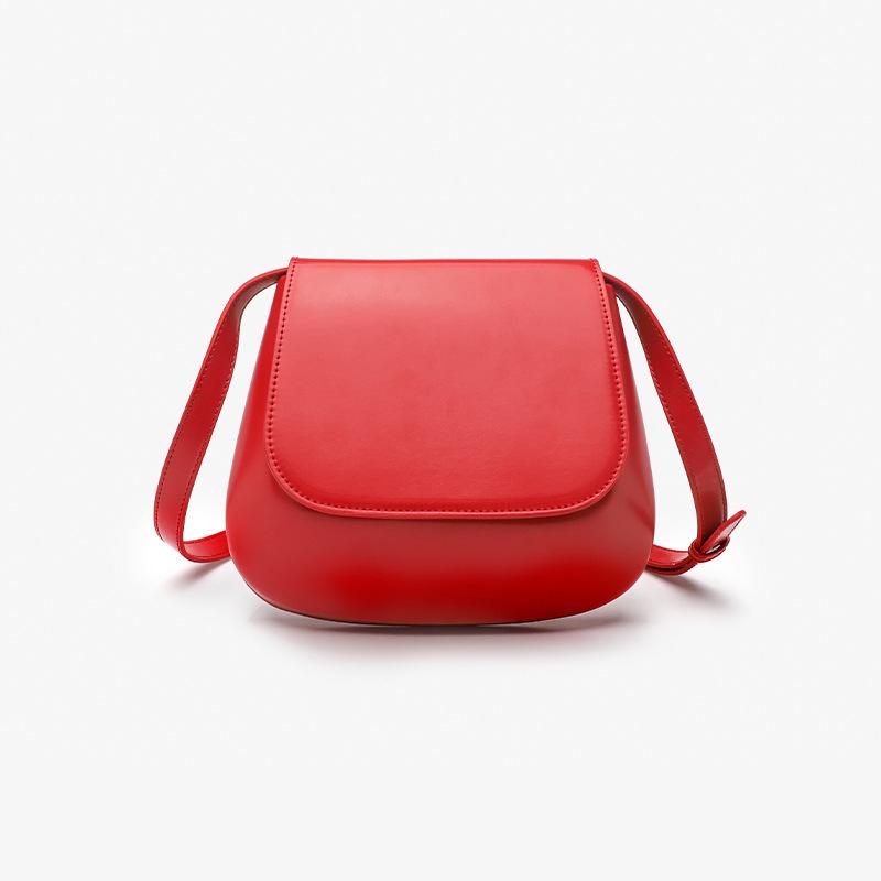 

осень и зима новый нишевый дизайн сумка-седло корейская мода сумка-мессенджер Joker каштан ретро сумка через плечо