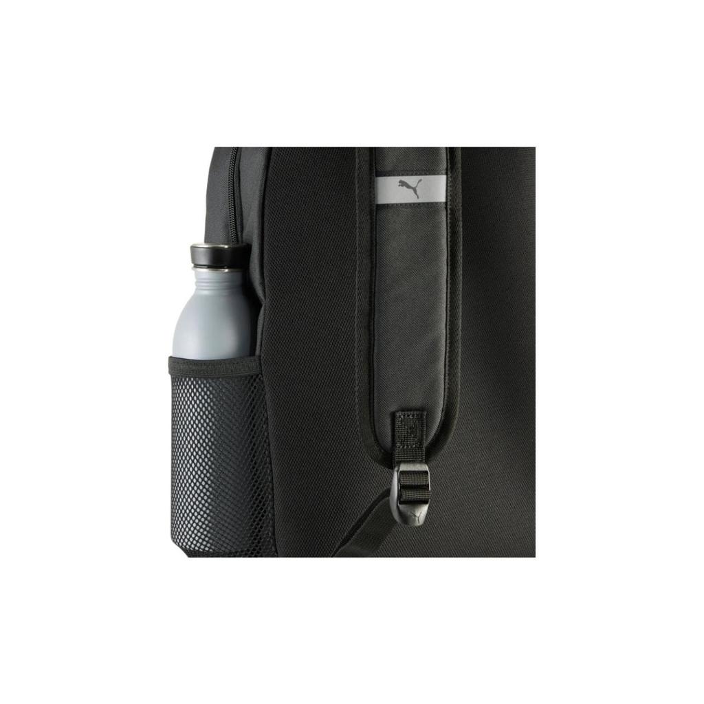 Puma Mochila de Poliéster con Cierre de Cremallera y Logo de Letra Unisex Negra 091191-04