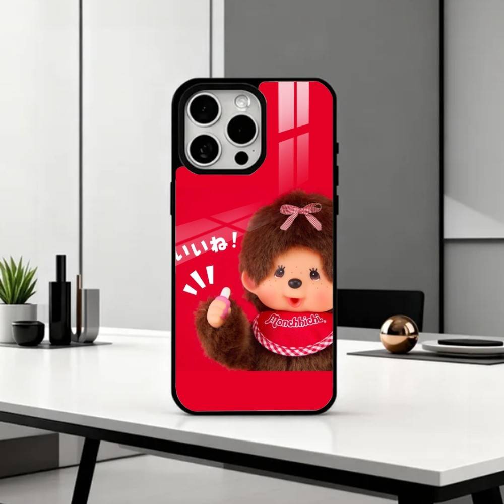 Plush Doll M-Monchhichis Phone Case For iPhone17,16,15,14,13,12,11 Plus,Pro Max Magnetic For Magsafe Wireless Charging