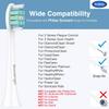 12 Pack Replacement Toothbrush Heads for Philips Sonicare Replacement Heads C2,C1,4100, Electric Replacement Brush Head for Phillips Sonicare Brush