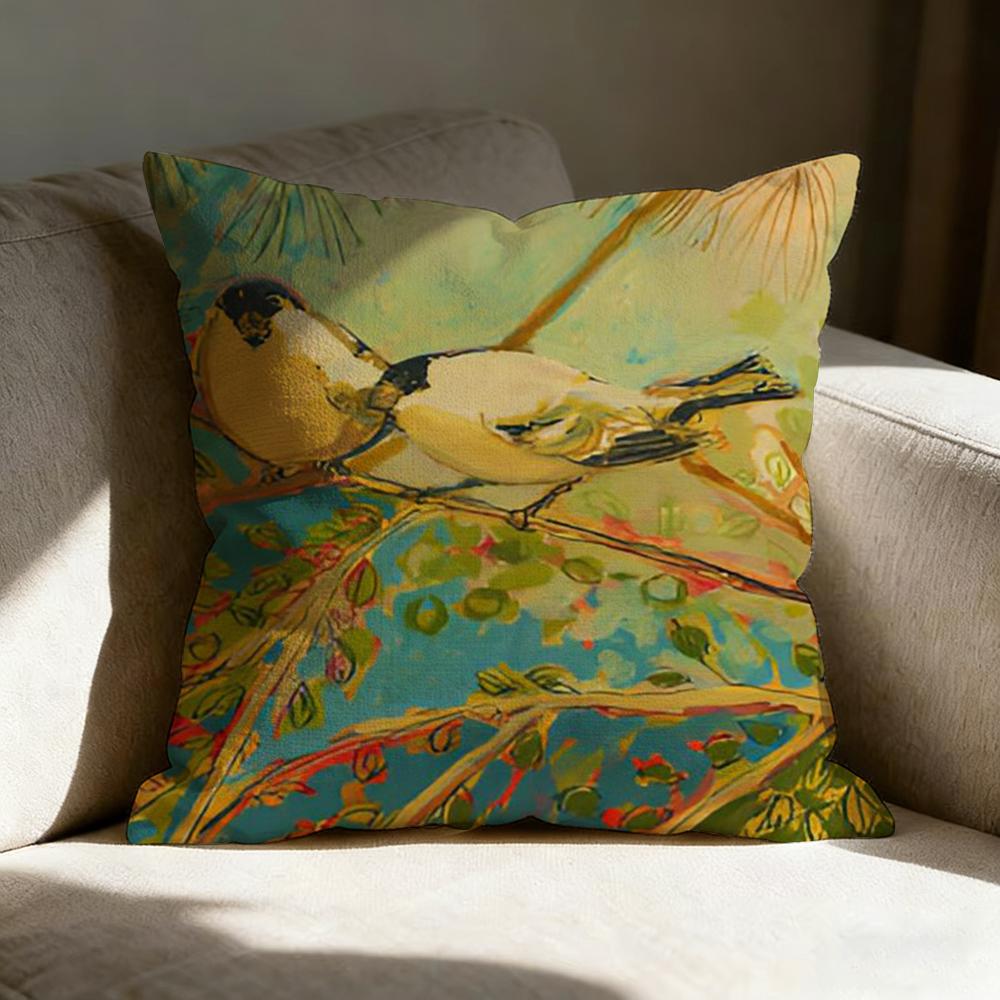 Anime Abstract Paint Colorful Pillow Case Pillowcase, Double-Sided Printed, Sofa Cushion, Bedroom Headboard Pillow